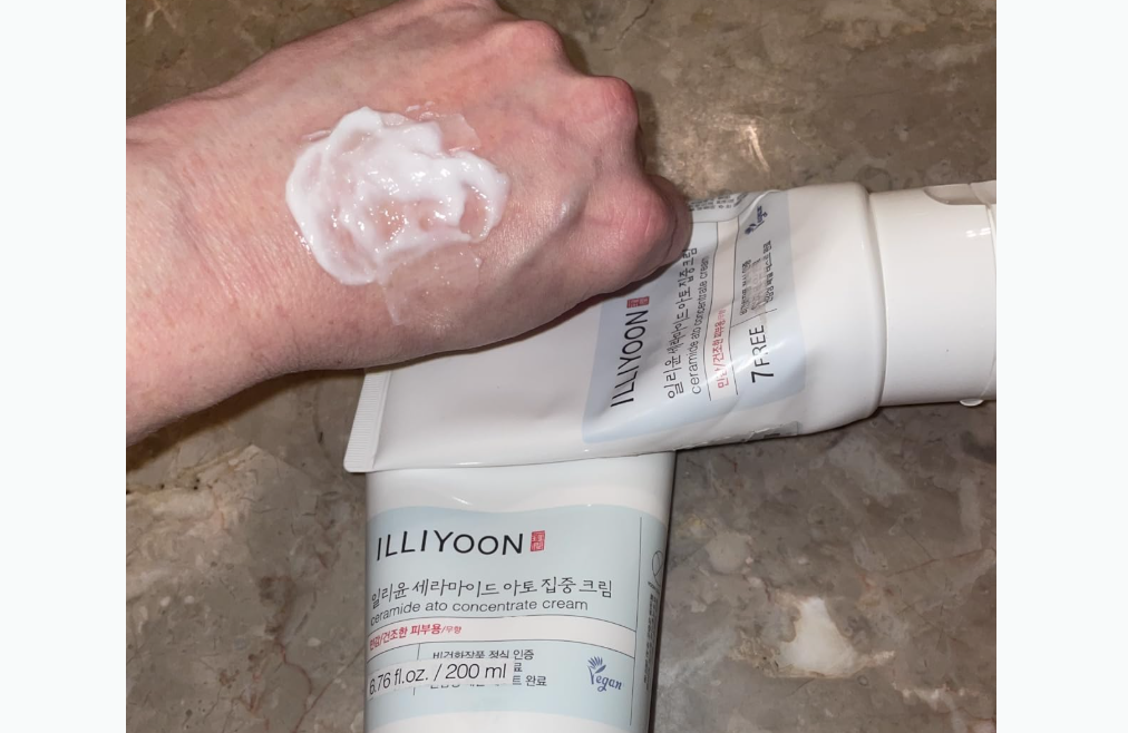 Illiyoon Ceramide Ato Concentrate Cream, Amazon review by Katie Henes